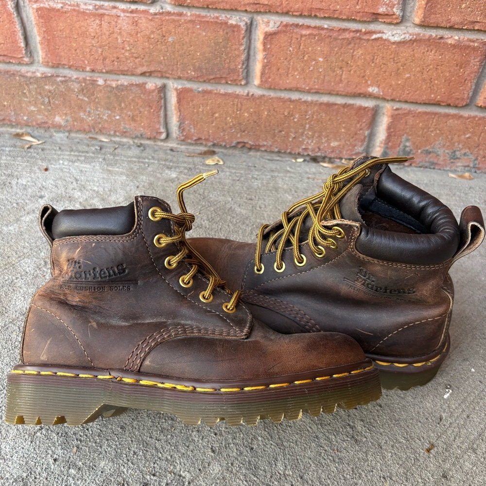 Vintage Dr. Martens Dark Brown Leather Boots